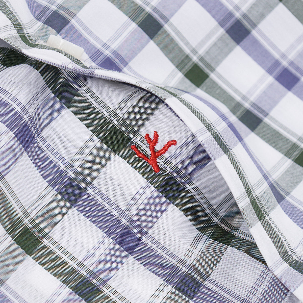Isaia Tailored-Fit 'Mix' Cotton Shirt