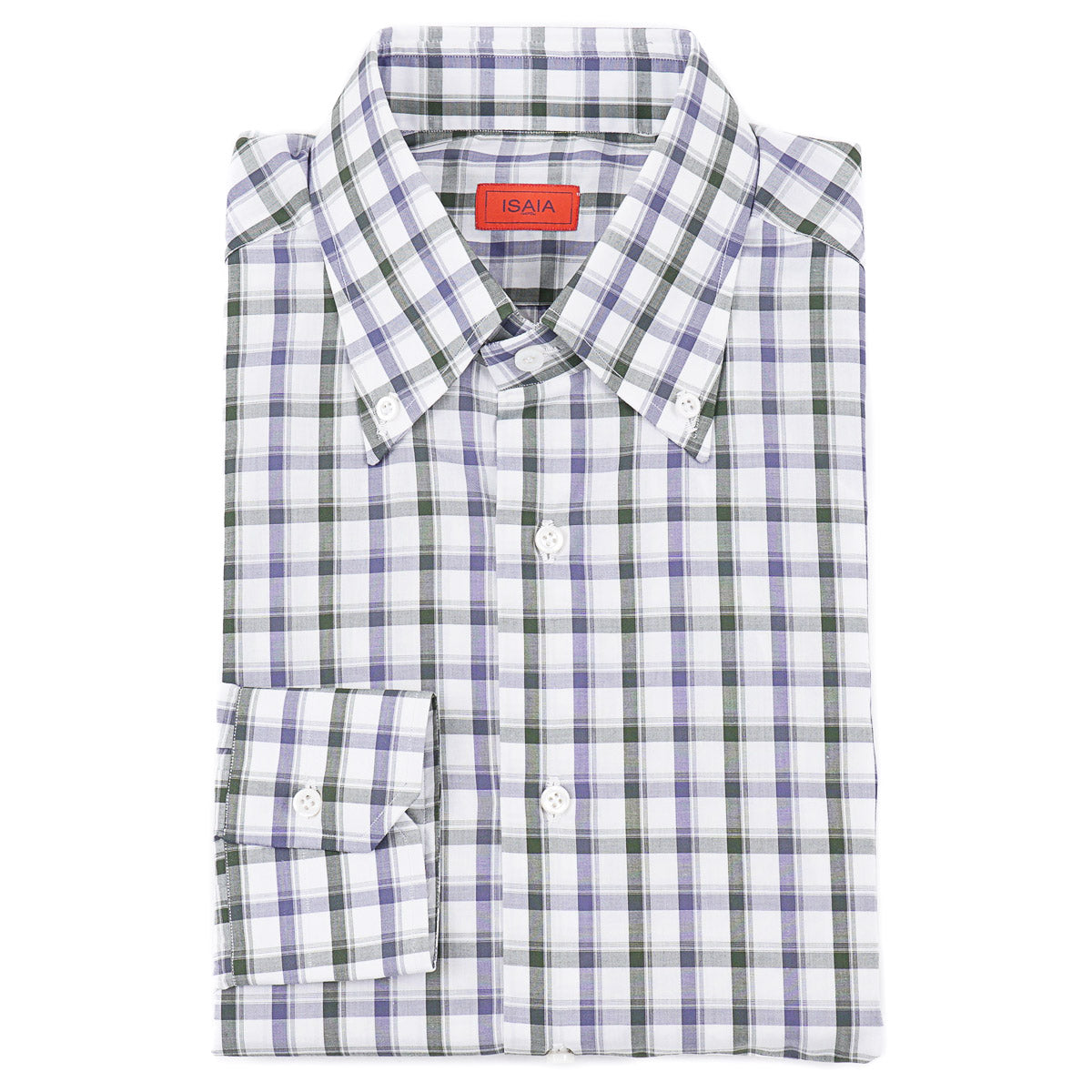Isaia Tailored-Fit 'Mix' Cotton Shirt