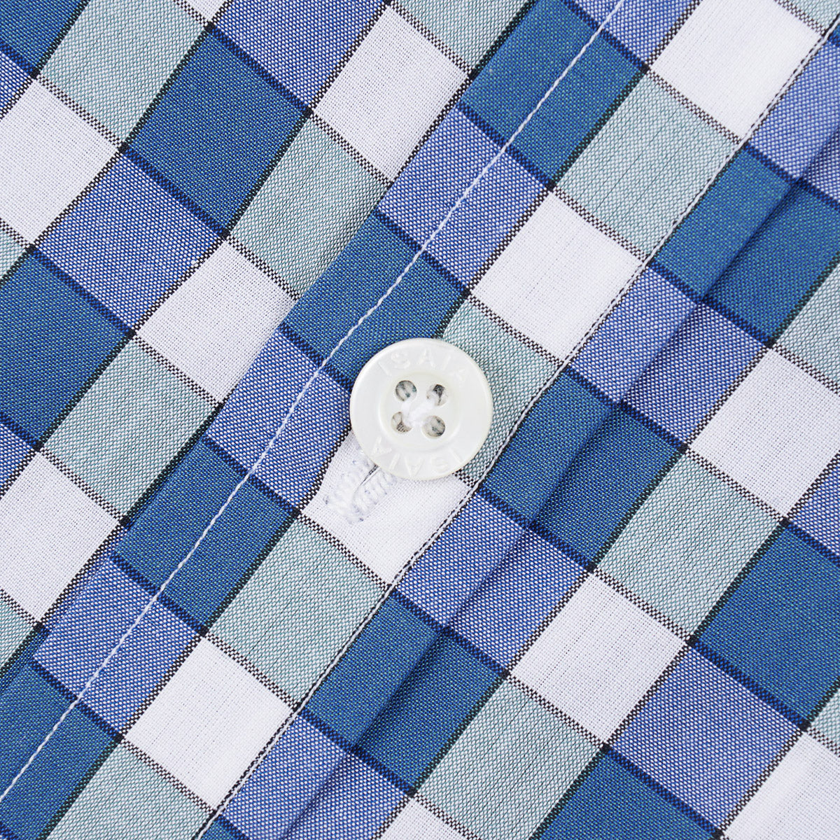 Isaia 'Mix' Tailored-Fit Cotton Shirt