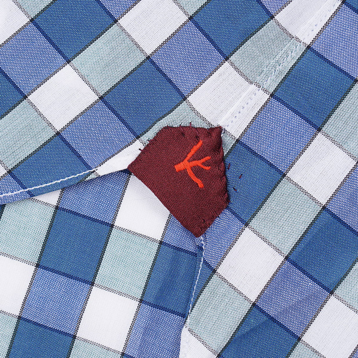 Isaia 'Mix' Tailored-Fit Cotton Shirt