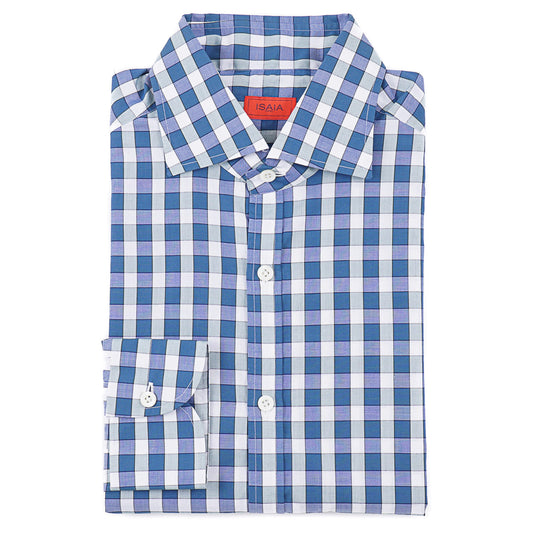 Isaia 'Mix' Tailored-Fit Cotton Shirt