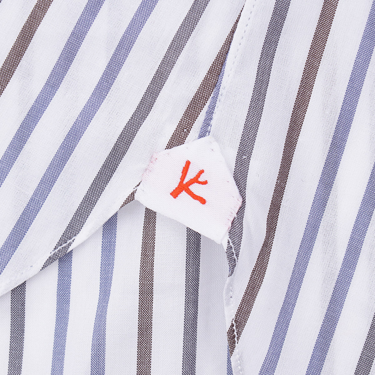 Isaia 'Mix' Tailored-Fit Cotton Shirt