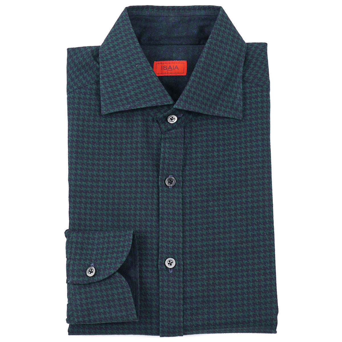 Isaia 'Mix' Trim-Fit Cotton Shirt - Top Shelf Apparel