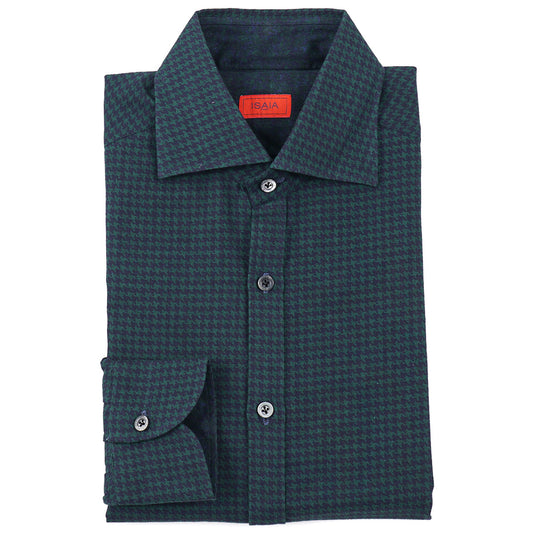 Isaia 'Mix' Trim-Fit Cotton Shirt - Top Shelf Apparel