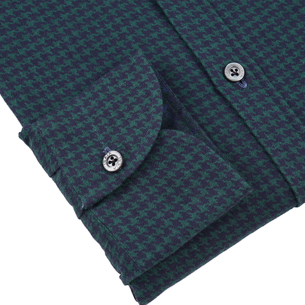 Isaia 'Mix' Trim-Fit Cotton Shirt - Top Shelf Apparel