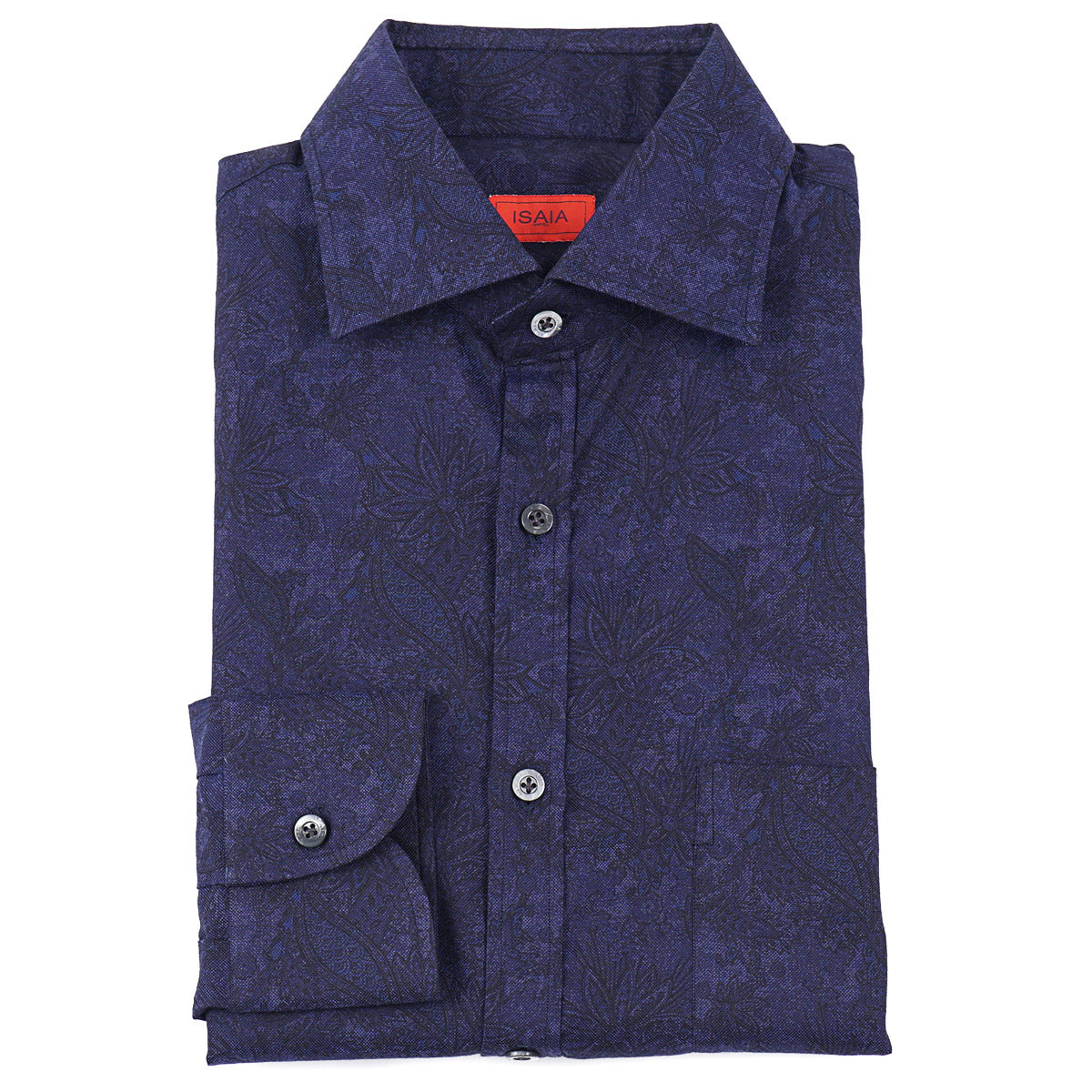 Isaia 'Italia' Regular-Fit Cotton Shirt - Top Shelf Apparel