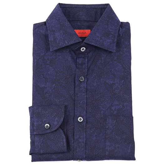 Isaia 'Italia' Regular-Fit Cotton Shirt - Top Shelf Apparel