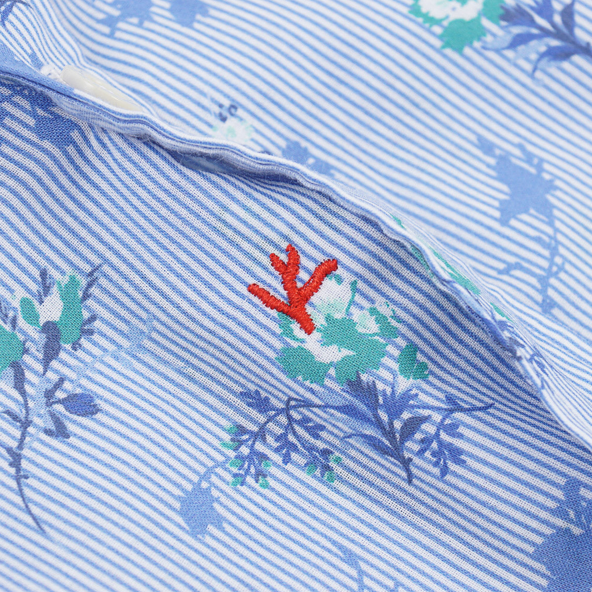Isaia Lightweight Printed Cotton Shirt - Top Shelf Apparel