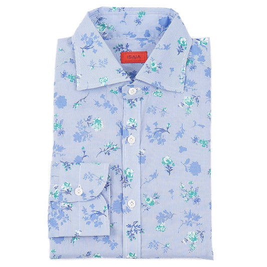 Isaia Lightweight Printed Cotton Shirt - Top Shelf Apparel