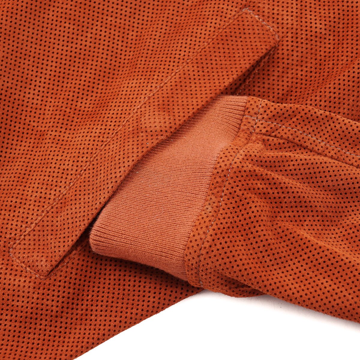 Manto Perforated Lambskin Suede Jacket - Top Shelf Apparel