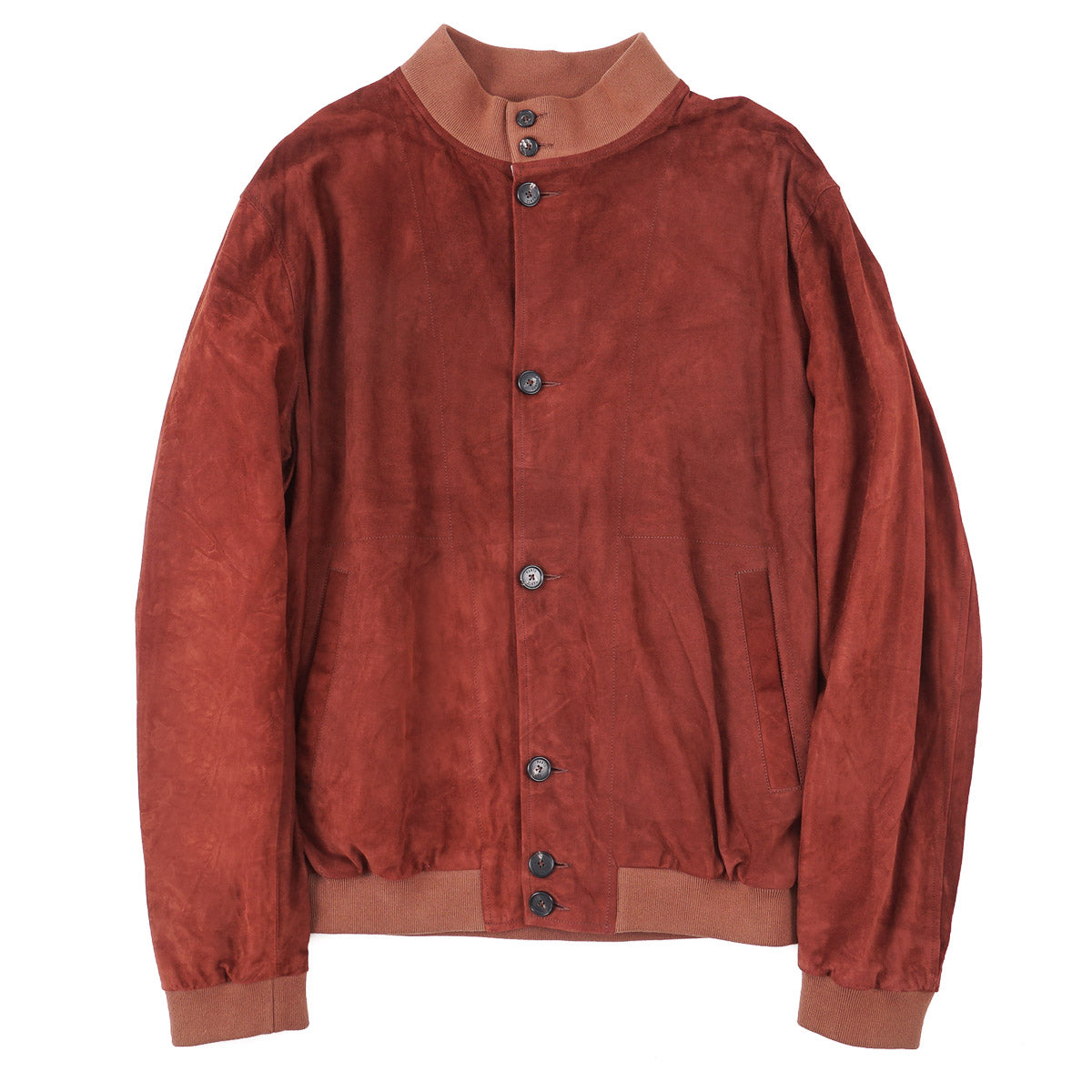 Manto Burgundy Lambskin Suede Jacket - Top Shelf Apparel