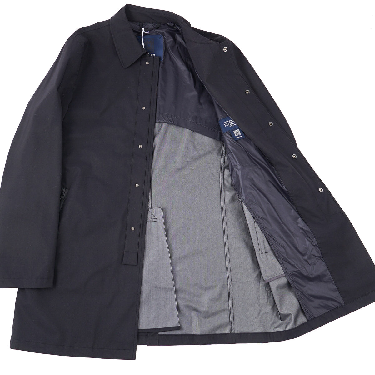 Manto Lightweight Water-Repellent Overcoat - Top Shelf Apparel