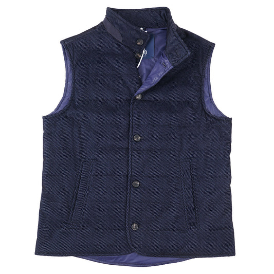 Lightweight Soft Twill Cotton-Silk Vest - Top Shelf Apparel