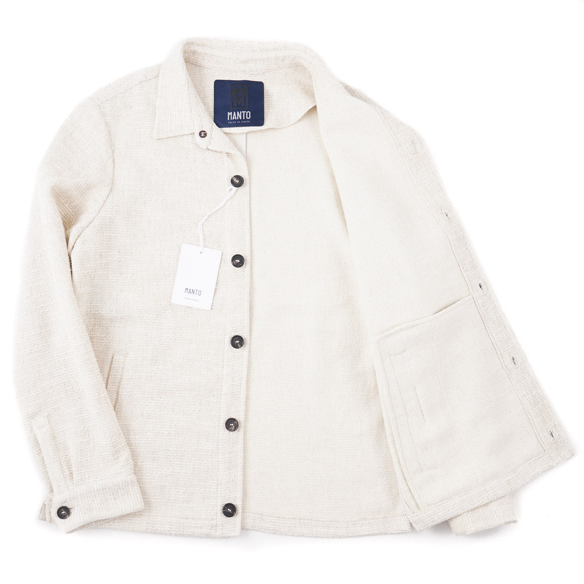 Manto Woven Cotton-Silk-Linen Jacket - Top Shelf Apparel