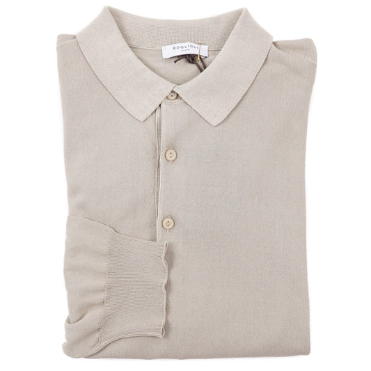 Boglioli Long Sleeve Cotton Polo Sweater - Top Shelf Apparel
