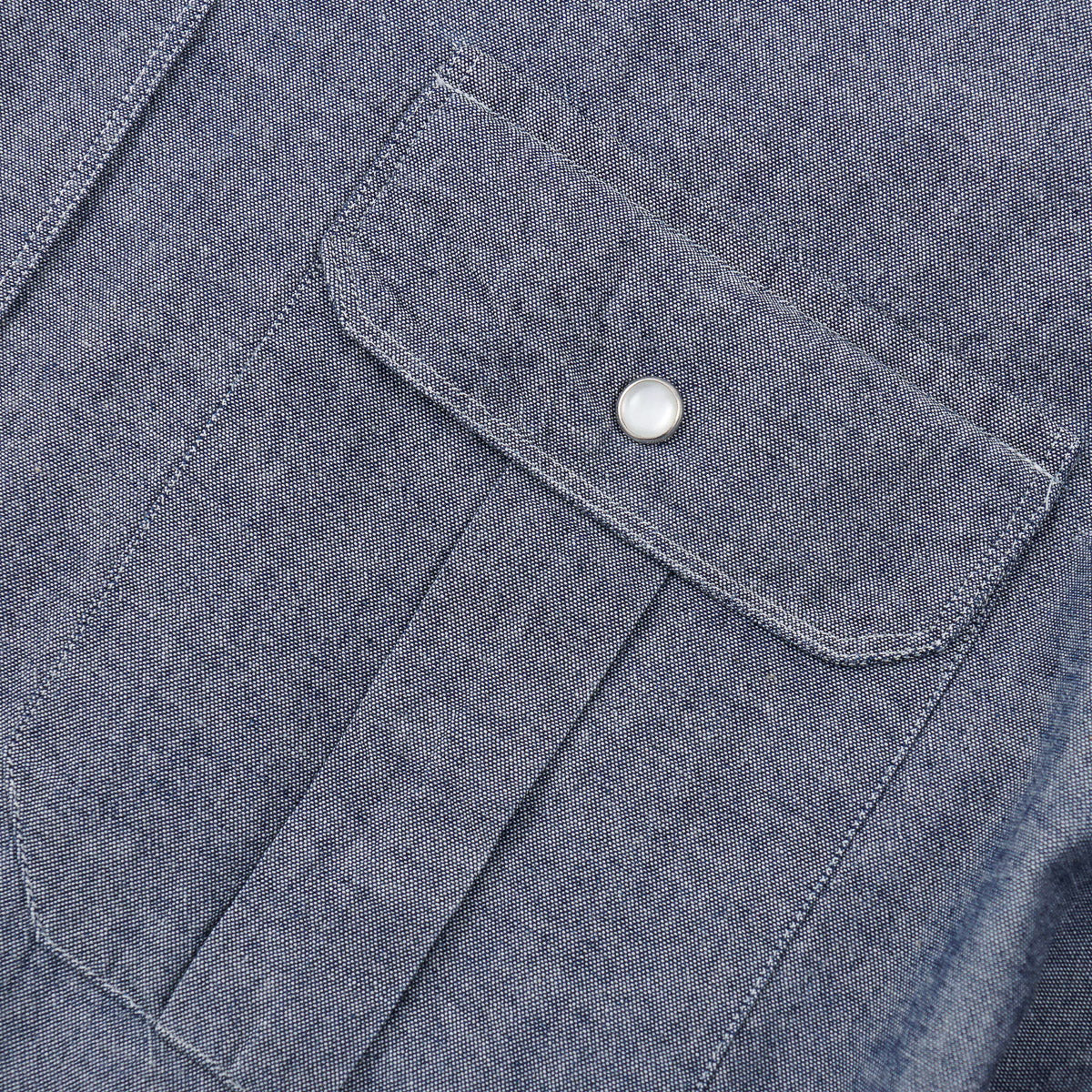 Boglioli Snap-Front Chambray Shirt