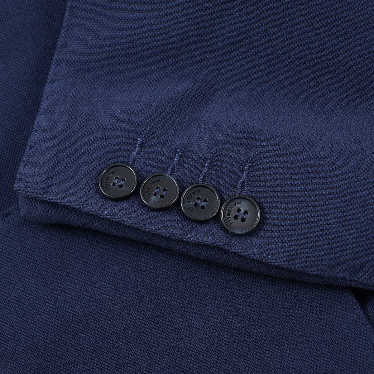 Enrico Mandelli Pique Knit Cotton Blazer