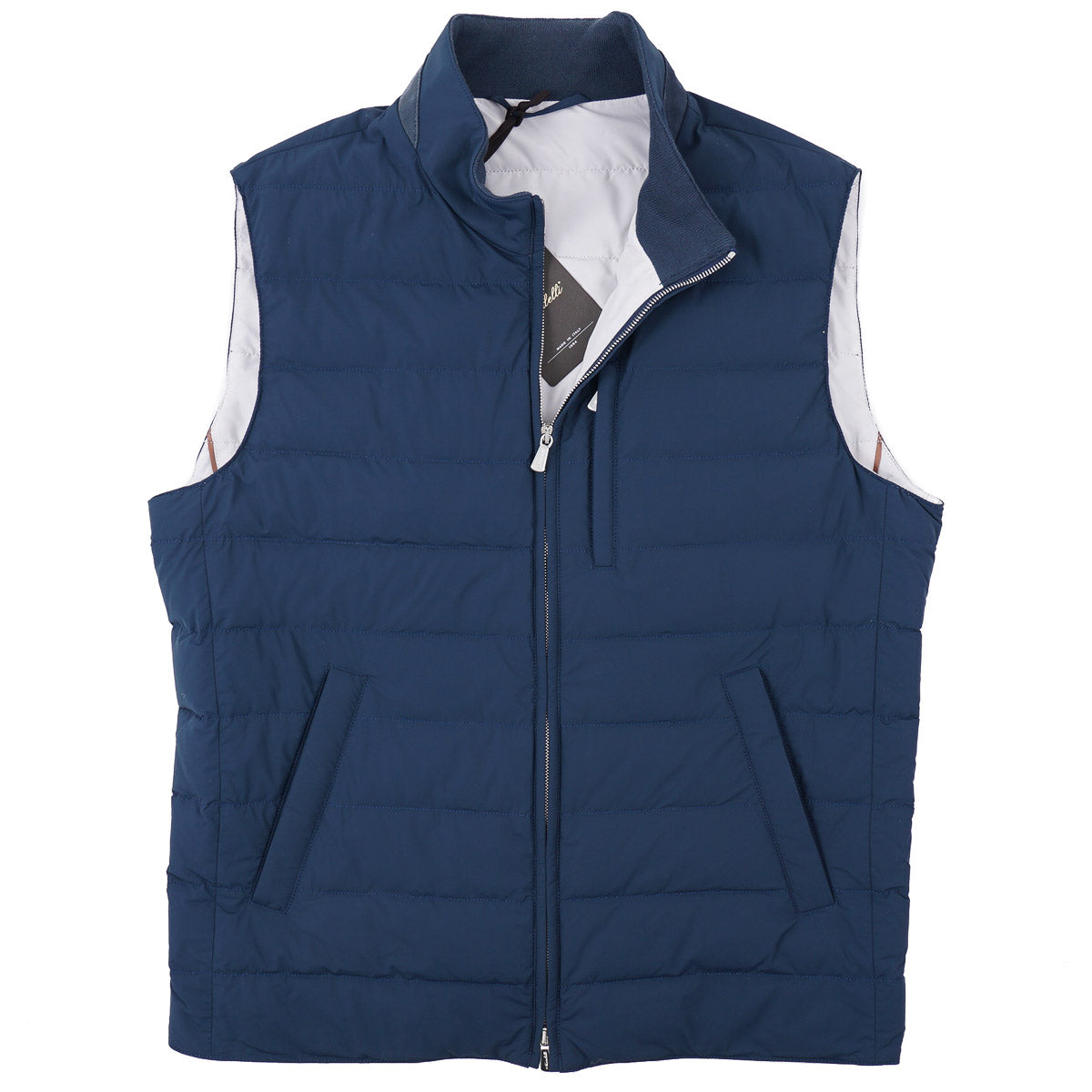 Enrico Mandelli Quilted Light Down Vest