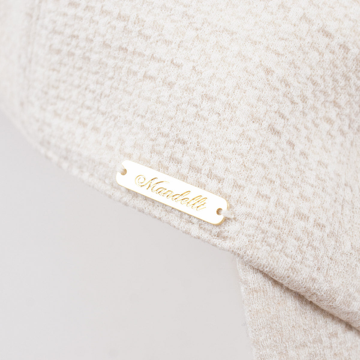 Enrico Mandelli Wool-Silk-Linen Baseball Cap
