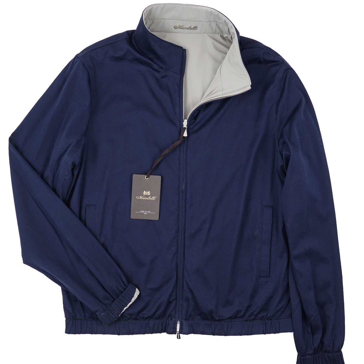 Enrico Mandelli Reversible Tech Fabric Jacket