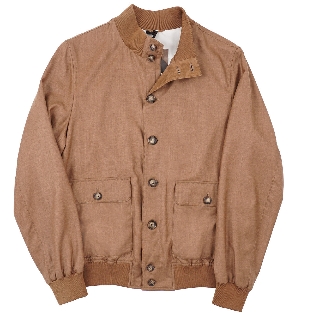 Enrico Mandelli Light Cashmere Bomber Jacket