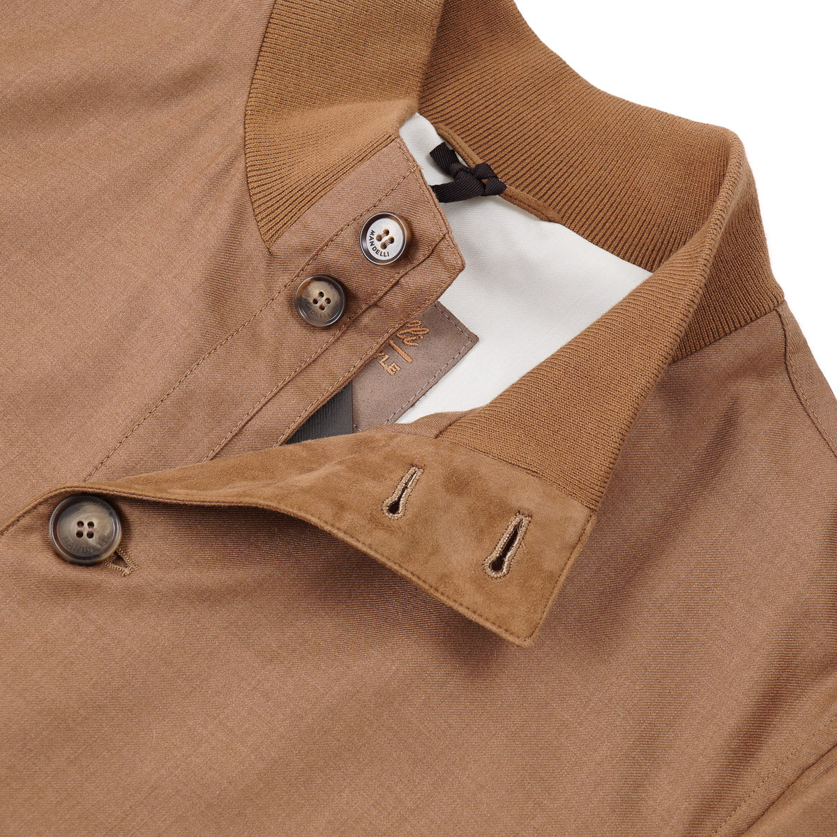 Enrico Mandelli Light Cashmere Bomber Jacket