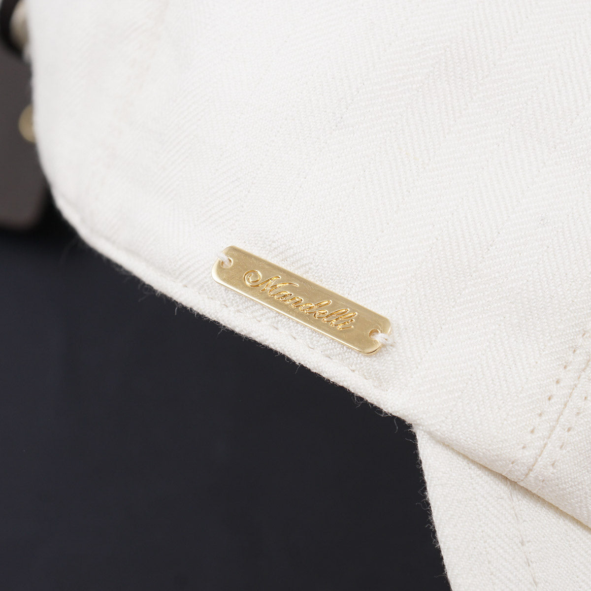Enrico Mandelli Wool-Silk-Linen Baseball Cap