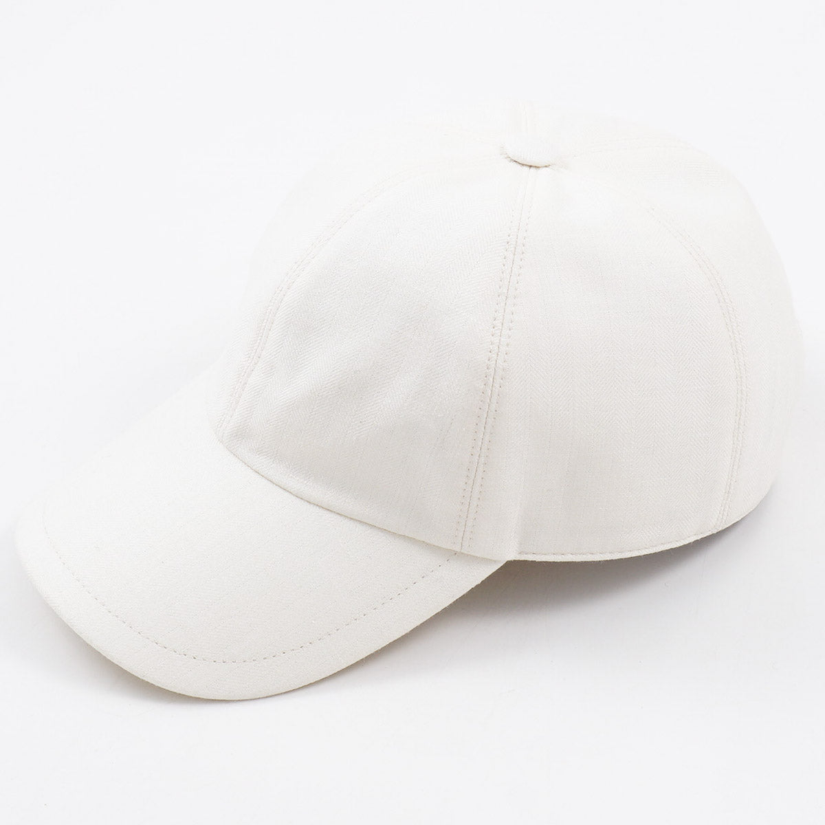 Enrico Mandelli Wool-Silk-Linen Baseball Cap