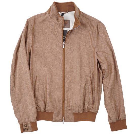 Enrico Mandelli Cashmere-Silk Bomber Jacket