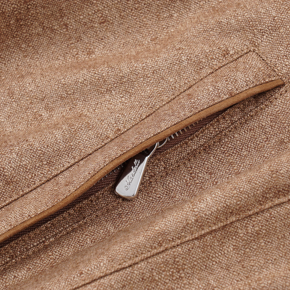 Enrico Mandelli Cashmere-Silk Bomber Jacket