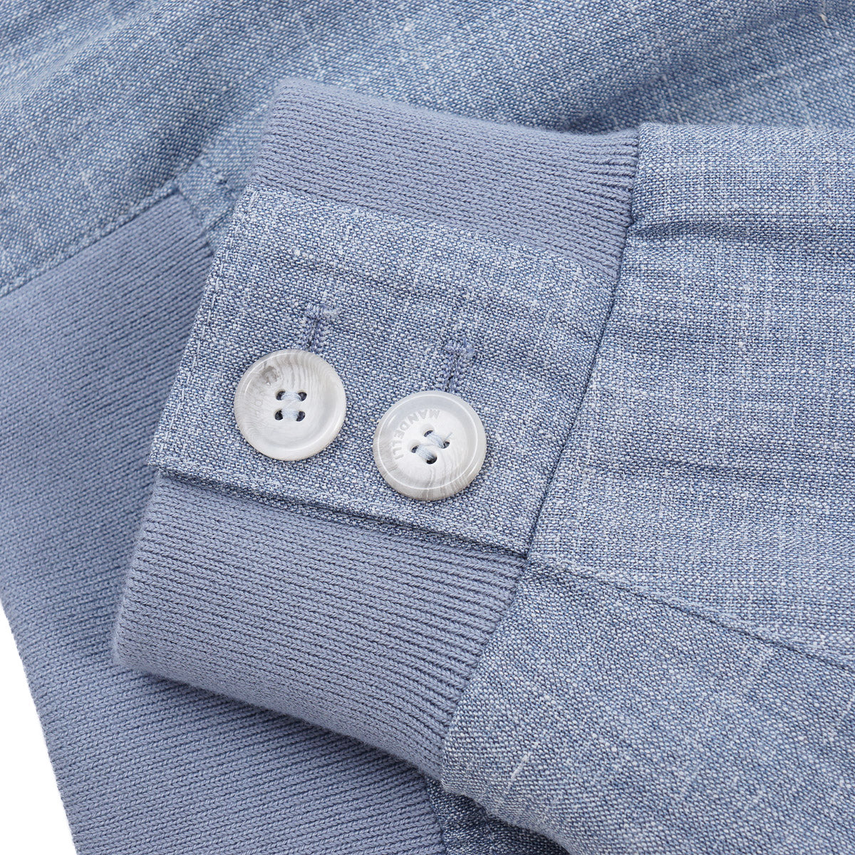 Enrico Mandelli Wool-Silk-Linen Bomber Jacket