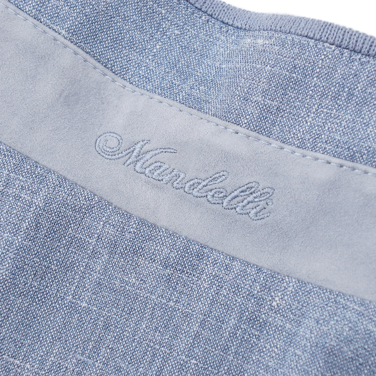 Enrico Mandelli Wool-Silk-Linen Bomber Jacket