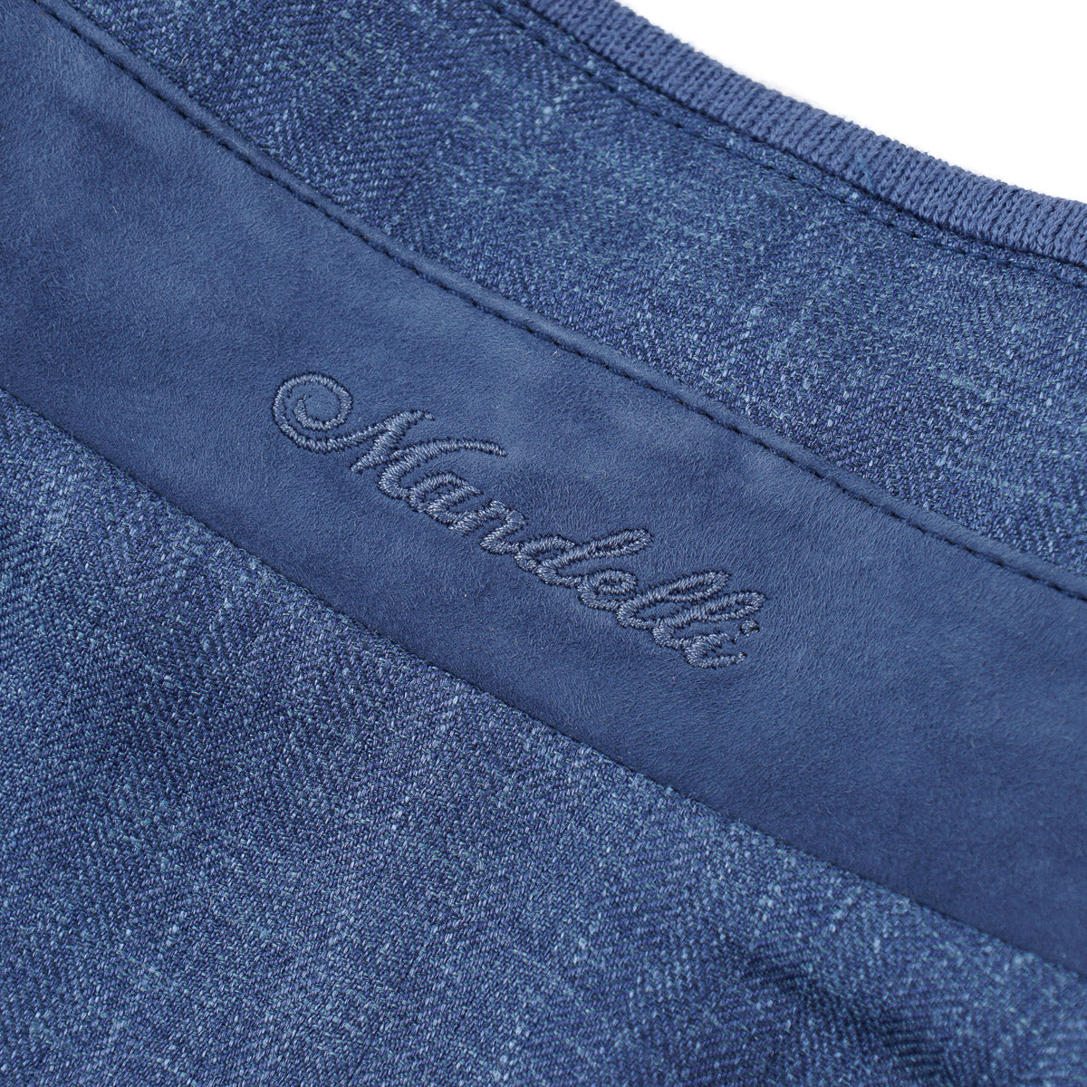 Enrico Mandelli Wool-Silk-Linen Bomber Jacket