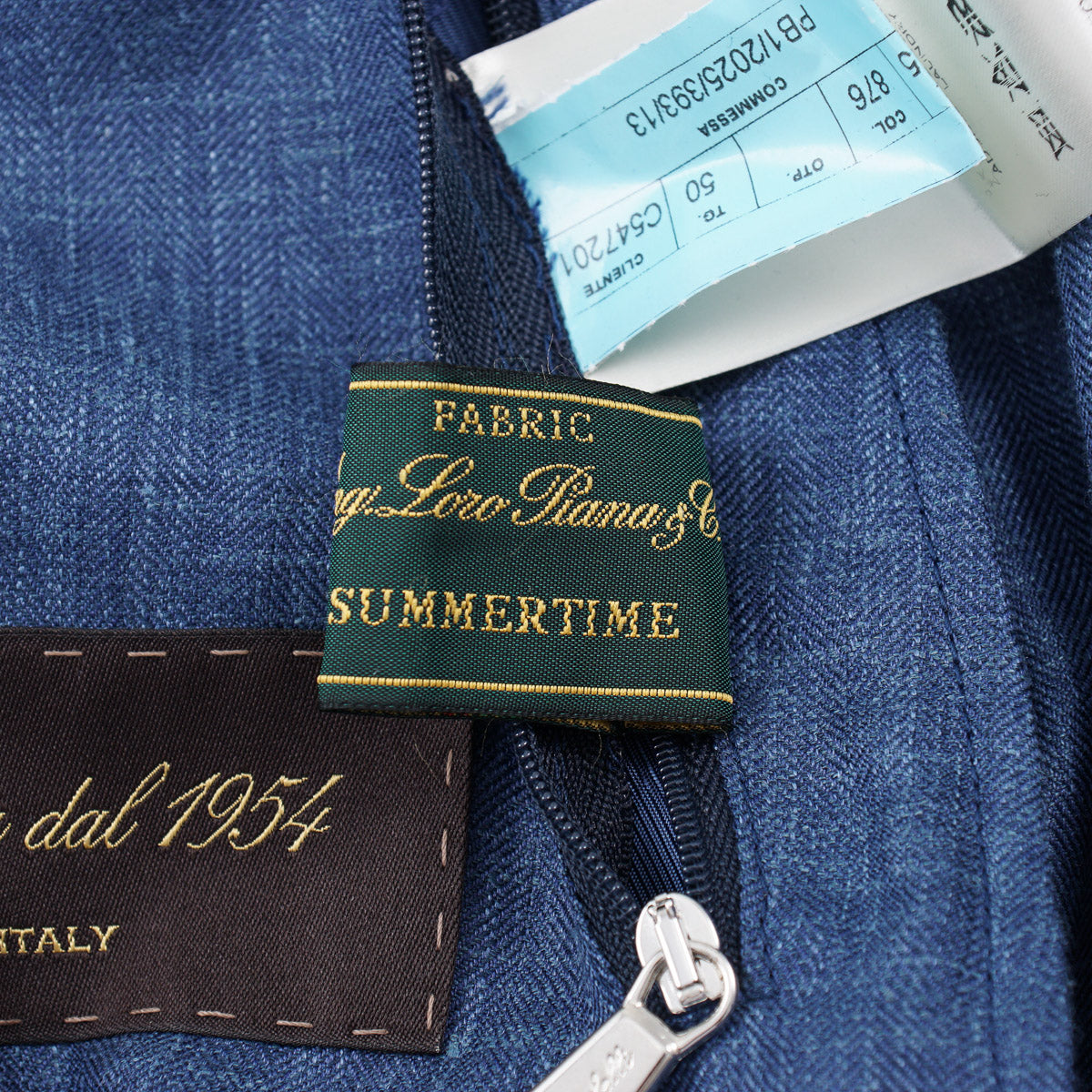 Enrico Mandelli Wool-Silk-Linen Bomber Jacket