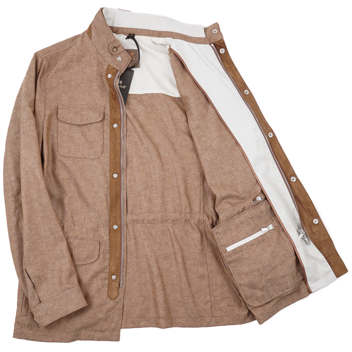Enrico Mandelli Cashmere-Silk Travel Jacket