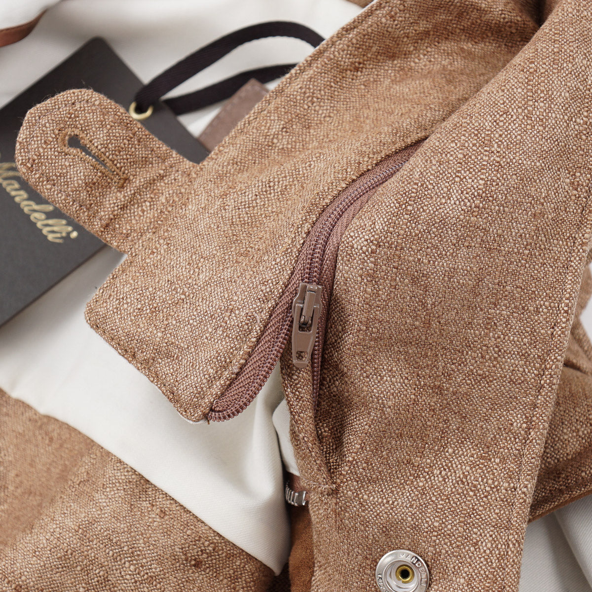 Enrico Mandelli Cashmere-Silk Travel Jacket