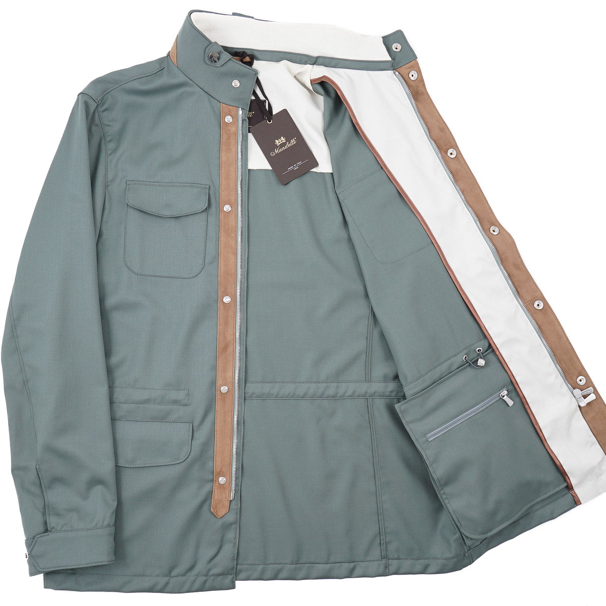 Enrico Mandelli Light Wool Travel Jacket
