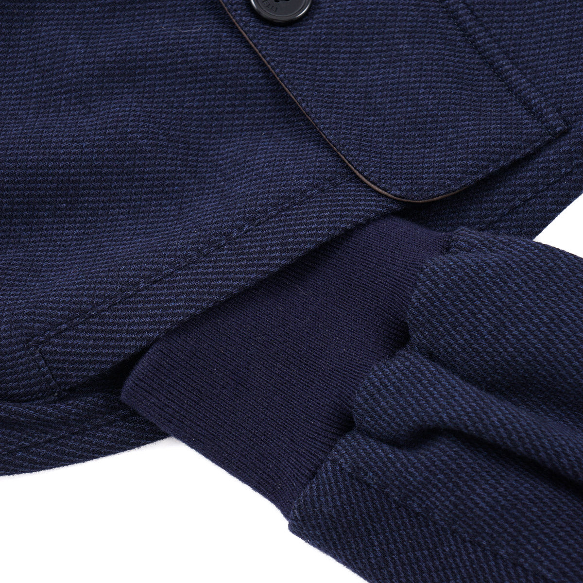 Enrico Mandelli Wool-Cotton Bomber Jacket