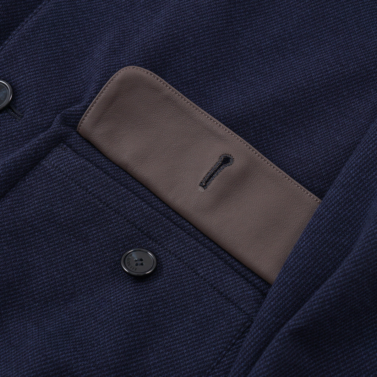 Enrico Mandelli Wool-Cotton Bomber Jacket