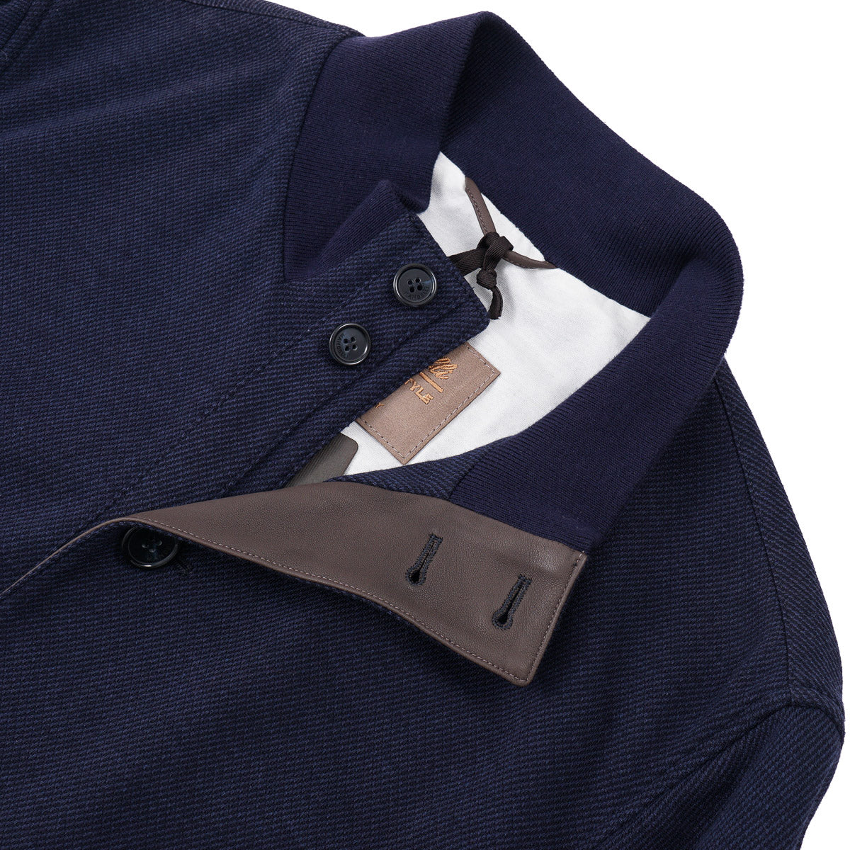 Enrico Mandelli Wool-Cotton Bomber Jacket