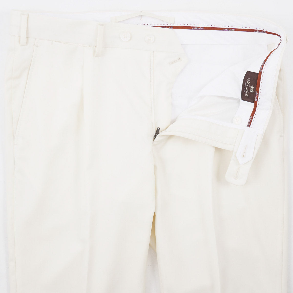 Enrico Mandelli Wool Dress Pants