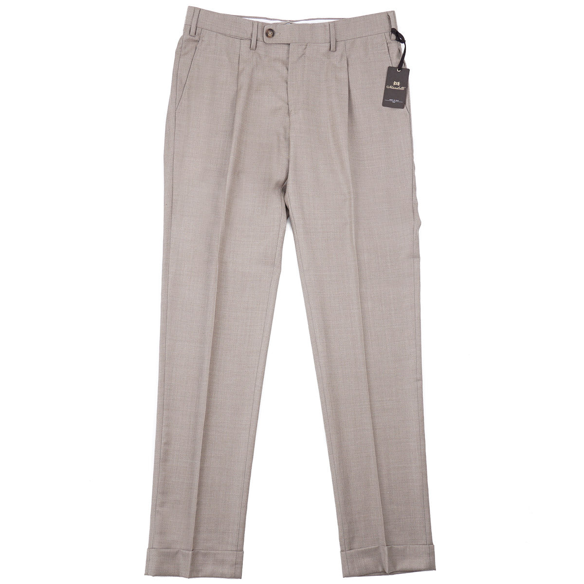 Enrico Mandelli Wool Dress Pants