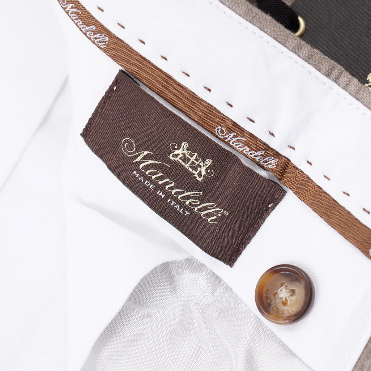 Enrico Mandelli Wool Dress Pants