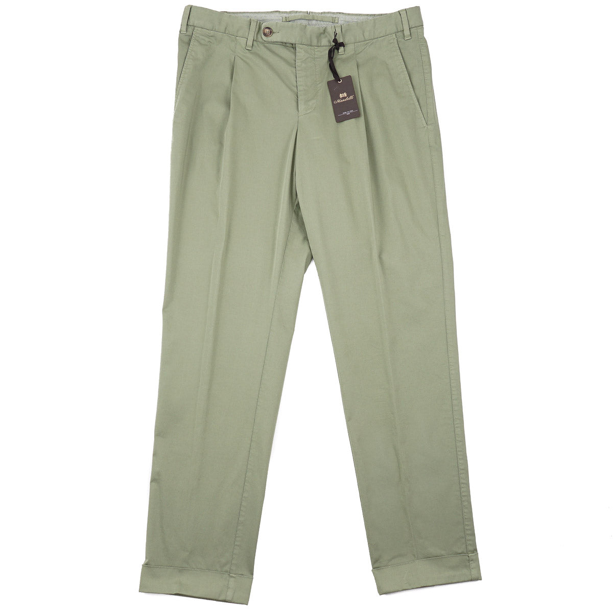 Enrico Mandelli Cotton Chino Pants