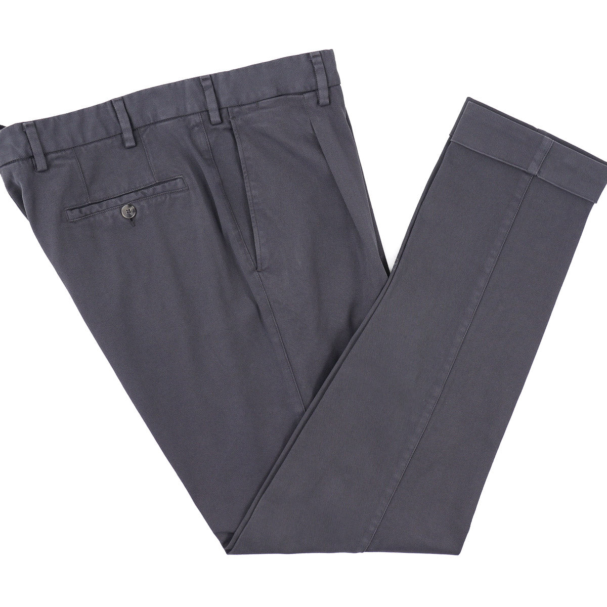Enrico Mandelli Twill Cotton Pants