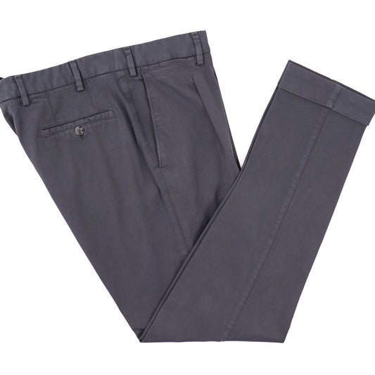 Enrico Mandelli Twill Cotton Pants