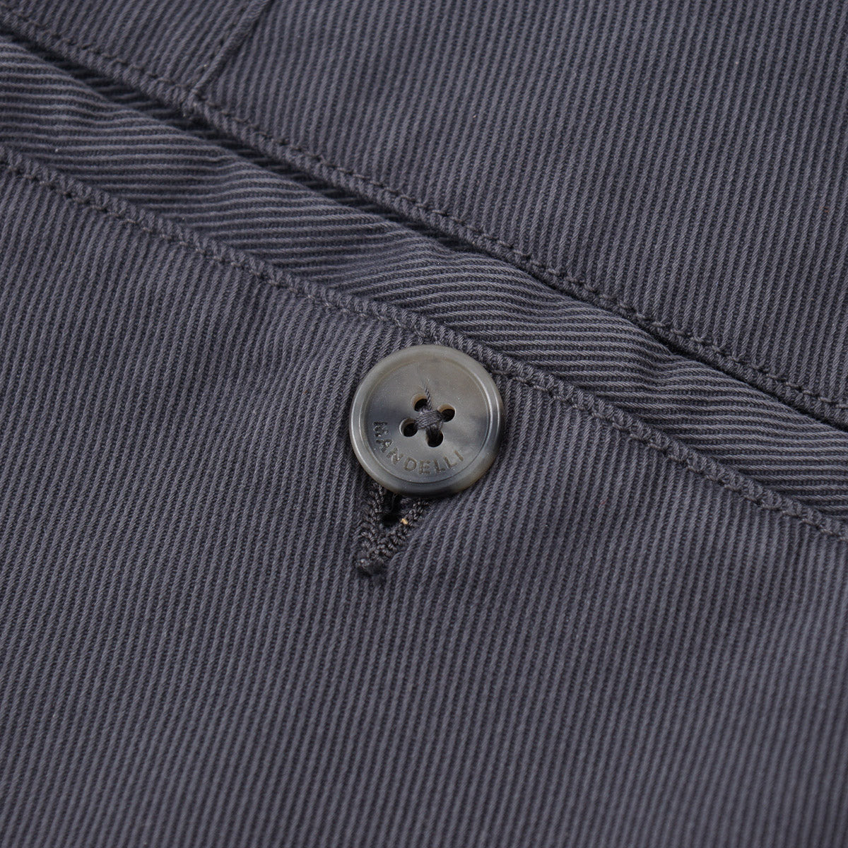 Enrico Mandelli Twill Cotton Pants