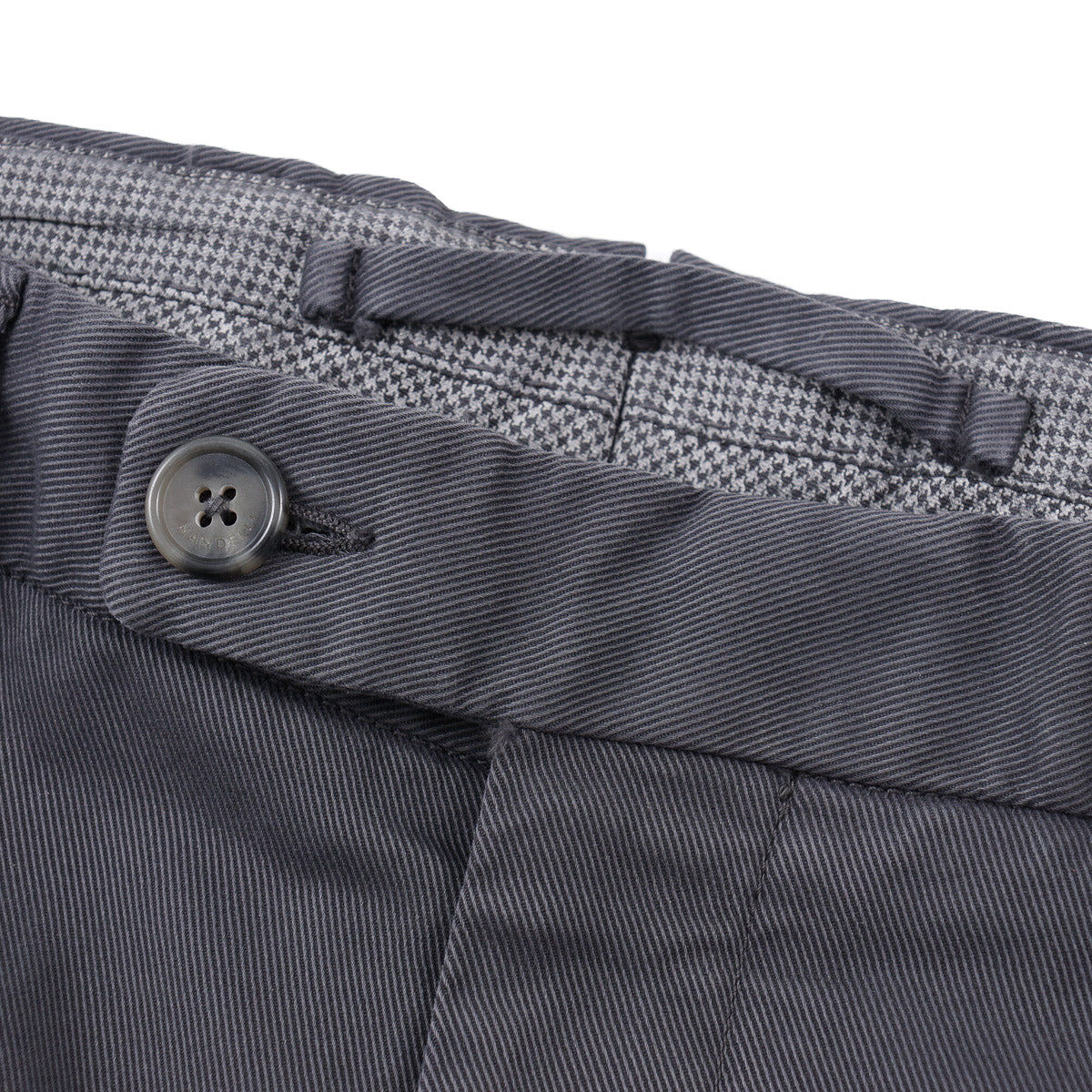 Enrico Mandelli Twill Cotton Pants