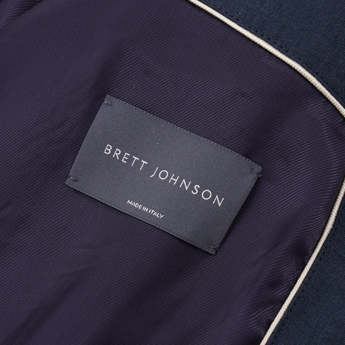 Brett Johnson Linen Bomber Jacket