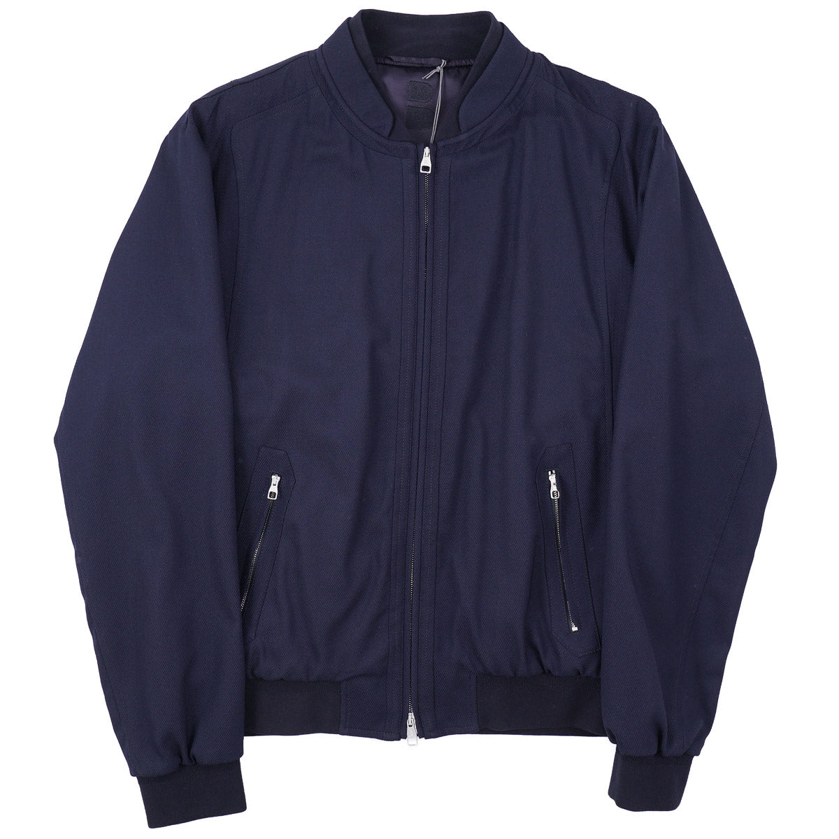 Brett Johnson Woven Wool Bomber Jacket